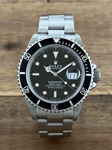 【a-watch名古屋】ロレックス (ROLEX) サブマリーナ 168000 ブラック(黒) トリチウム R2番台 トリプルゼロ 中古