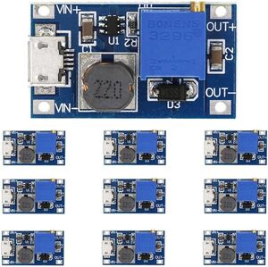 高効率ステップダウン回路基板 10個セット DC-DC 昇圧電源モジュール 2A 2V-24V to 5V-28V 9V 12V 24V