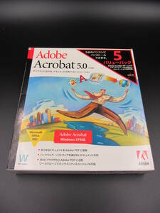 送料無料 #z005 Adobe Acrobat 5.0 日本語版 バリューパック 5台 中古品 windows版 PDF編集