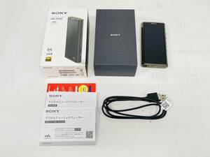 SONY WALKMAN NW-ZX300 ZXseries 64GB デジタルメディアプレーヤー ブラック W10