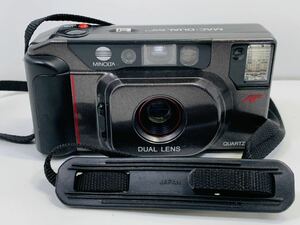 【送料無料!!即決777円!!】ミノルタ Minolta MAC-DUAL QUARTZ DATE DUAL LENS 13339071 カメラ コンパクトカメラ 