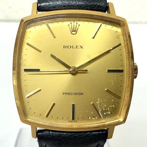 H942-◎ ROLEX ロレックス PRECISION プレシジョン ref.3404 18K 750 メンズ 腕時計 手巻き 稼働