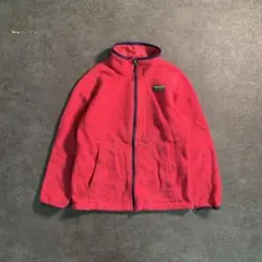 【L.L.Bean】フリースジャケット　フルジップ　ピンク　古着used6AS2