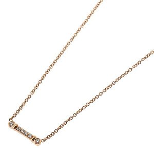 【送料無料】【本物】注目★TIFFANY＆Co.★ティファニー★750RG★フルールドリス★ネックレス★ローズゴールド★T&Co.★磨き済み★女性★