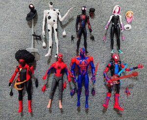 【開封品】マーベルレジェンド アクロス・ザ・スパイダーバース Wave1 7体セット Marvel SPIDER-MAN SPIDER-GWEN SPIDER-VERSE