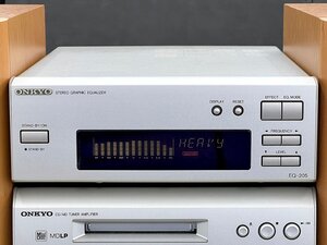 ONKYO/オンキョー ステレオ グラフィックイコライザー EQ-205 動作品