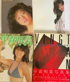 中森明菜 写真集 2冊 GORO ポスター 4枚セット VINGTANS