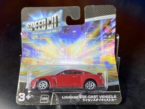 WELLY ウェリー NISSAN GT-R R35 日産 ニッサン SPEED CITY 1/60 1/64 赤