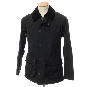 【中古】バーブァー Barbour BEDALE ポリエステル ハンティングジャケット ブラック【サイズ34】