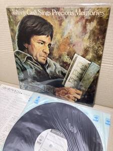 PROMO SOPO-95！稀LP！ジョニー・キャッシュ Johnny Cash Sings Precious Memories 天使の歌声がきこえる CBS/Sony 見本盤 SAMPLE JAPAN