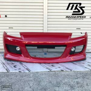 ▼希少 極上品 RX-8 RX8 SE3P 前期 MAZDASPEED マツダスピード フロントバンパー ウインカーレンズ付 エアロ カラー 27A 即決/即納▼