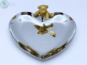 2405605356　★ MIKIMOTO International ミキモト トレー ベア 熊 くま ハート 小物置き パール 約3.5ｍｍ レディース