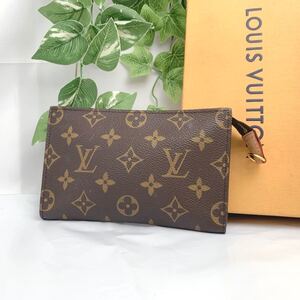 t638 LOUIS VUITTON ルイヴィトン モノグラム ポーチ バケット付属ポーチ ポシェット シリアルナンバー SD0011