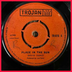 ★1968 UK ORIGINAL！A/Stevie Wonder Cover！Lee Perry！【David Isaacs - Place In The Sun / The Upsetters - Handy-cap】7inch Trojan