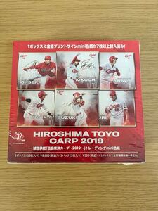 球団承認「広島東洋カープ〜2019〜」トレーディングmini色紙 BOX 未開封 サイン オート Topps エポック EPOCH Epoch auto WBC MLB BBM ⑤