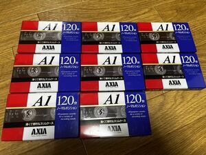 新品★AXIA A1 120分 カセットテープ 8巻セット ノーマルポジション アクシア