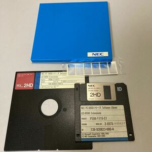 NEC PC-9800シリーズ ソフトウェアライブラリー 2HD PS98-1115-C1フロッピーディスク