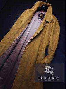 i30 大きいサイズ180 カシミヤ100% PRESTIGE COLLECTION! 定価30万●BURBERRY バーバリー● ピュアカシミヤチェスターコート メンズ 