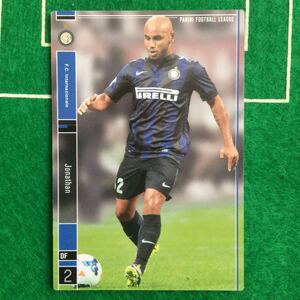 170)Panini Football League FC Internazionale 2 Jonathan ジョナタン インテル パニーニ フットボール リーグ