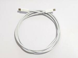 Apple純正 Thunderbolt ケーブル 2m MD861ZM/A 美品・中古 iMac Macbook Macbook air Mac mini 等に