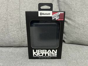 新品未使用ポータブル　ワイヤレススピーカー URBANNOTES 防滴 充電式　Bluetooth ボックススピーカー