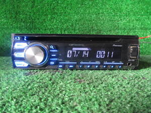 M177 動作確認済◆カロッツェリア 1DIN CD/USB/AUXデッキ DEH-4100◆