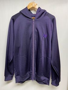 【Needles ニードルス】 OT247 Zipped Sweat Hoody ジップスウェットフーディー L パープル ポリエステル アメカジ 2411oki k