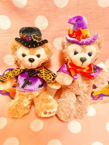 2011年ハロウィーンコスチュームぬいバ ダッフィー&シェリーメイぬいぐるみバッジ TDS ディズニーシー Duffy Halloween コスプレダッフィー