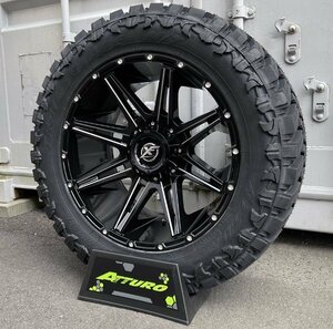 20x10J ハイラックス GUN125 XF OFFROAD XF220 20インチマッドタイヤホイール ATTURO TRAIL BLADE MT 285/50R20 33x12.50R20 35インチ