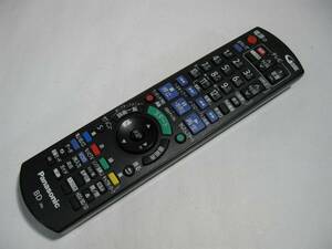 8☆Panasonic/パナソニック BD用リモコン N2QAYB000912☆裏蓋無