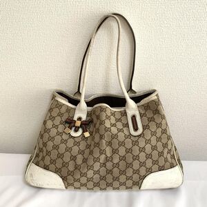 GUCCI グッチ GGキャンバス プリンシー シェリーライン トートバッグ ハンドバッグ レディース ブランド カジュアル おしゃれ 送料無料