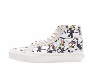 Disney Vans Sk8-Hi Geoff McFetridge "White" 27.5cm VA38FYRNQ