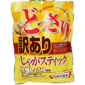 【まとめ買う】どっさり 訳あり じゃがスティック 九州しょうゆ風味 160g×40個セット