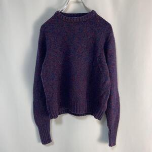 N-2734 WOOL RICH ウールリッチ 古着 ウール ニット セーター 肉厚 M レディース