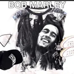 BOB MARLEY ｜ビッグサイズレゲエTシャツMボブマーリーホワイト白