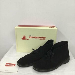 Clarks US：9 クラークス ブーツ ショートブーツ 31691 デザートブーツ US9 箱有 Boots Short Boots 黒 / ブラック / 10083349