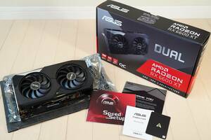 Radeon RX6600XT AMD ASUS製 DUAL-RX6600XT-O8G