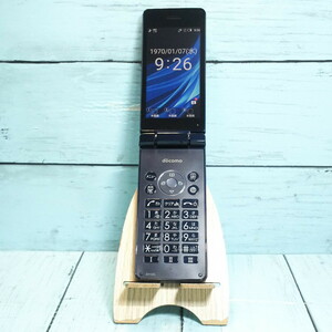 docomo SH-02L AQUOS SHARP ケータイ ブラック 本体 白ロム SIMロック解除済み SIMフリー 808901