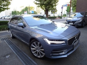 V90 T8 ツインエンジン AWD インスクリプション 4WD 1オーナー禁煙車 D記録簿6枚 ガレ-ジ保管車