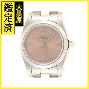 Z番 ROLEX ロレックス オイスター パーペチュアル 76080 SS ピンク369 オートマチック 【460】2148103700378