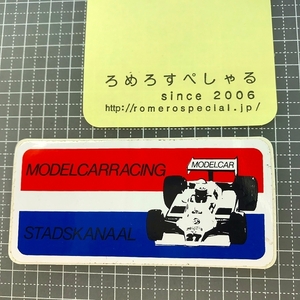 同梱OK∞●【ステッカー/シール♯001】F1/くるま/車/クルマ《サイズ約10×5cm》【ビンテージ】