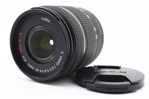 美品 パナソニック LUMIX G VARIO 14-42 mm f/3.5-5.6 ASPH レンズ H-FS014042 ブラック Panasonic 603