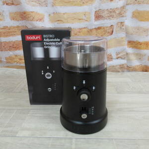 4066PB24【美品】Bodum ボダム BISTRO ビストロ 電動式 ブレード コーヒーグラインダー ブラック 【正規品】 12041-01JP