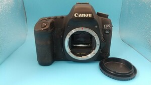 K527 Canon EOS 5D Mark Ⅱ DS126201 デジタル一眼レフカメラ 電池なし ボディのみ キャノン 動作未確認 現状品 JUNK