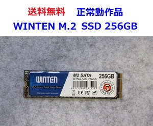 送料無料 ■ WINTEN M.2 SSD 256GB 3D NAND WTM2-SSD-256GB ■ 正常動作品