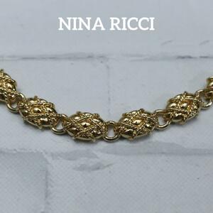 【匿名配送】NINA RICCI ニナリッチ ネックレス ゴールド シンプル
