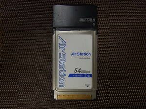 バッファロー エアステーション ワイヤレスLANカード 54Mbps WLI3-CB-G54L BUFFALO Air Station 無線LAN LAN CARD