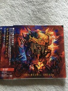 ジューダスプリースト・Judas Priest 直筆サイン入りCD＋ギターピック付き