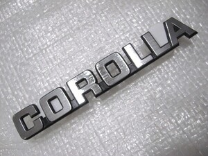 ★希少 カローラ COROLLA 70系? TE71? トヨタ TOYOTA ロゴ 型式不明 シルバーエンブレム 旧車1点 中古4