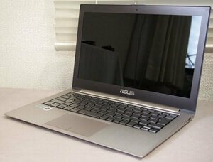 NoS057☆ASUS ZENBOOK UX31E 通電不可ジャンク！ Core i7/メモリオンボード/SSD欠/13.3型/部品取り用にどうぞ◇